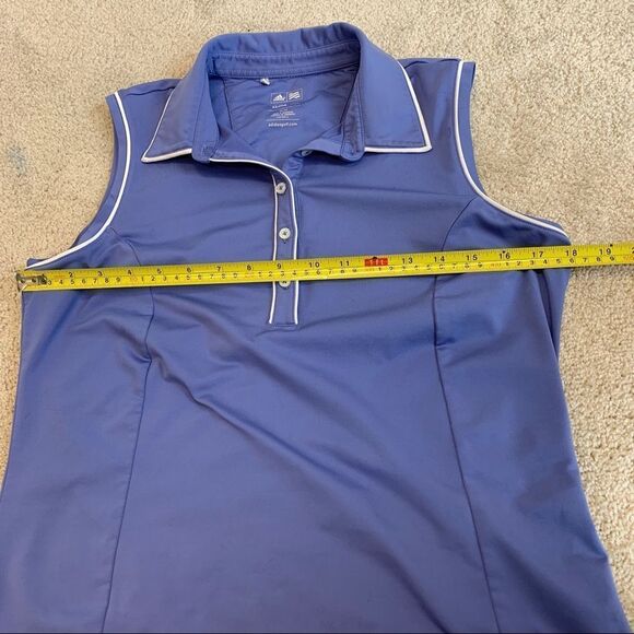 Adidas golf Climacool sleeveless purple tank top Sz M - Picture 5 of 7